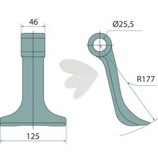 Hammer blade - T30004027R
