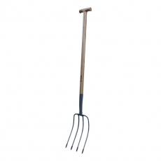Fertilizer fork 4-tine, perfect for handling and spreading fertilizers.