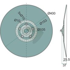 Disc  = 410x4