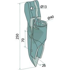 Fertilizer knife - 16670600