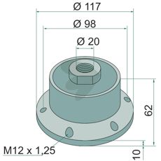 Plate Bearing - 208062