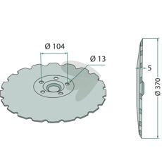Disk Blade  (mm) 370 451793