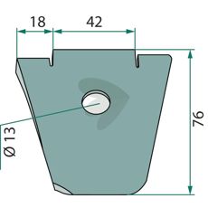 Scraper Plate Vderstad and others. 467951