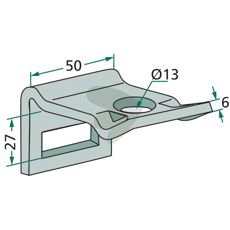 Bracket Frame 50X15