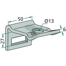 Bracket Frame 40X15 Teeth 32X12