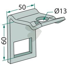 Mounting Frame For 40X40 Reinforcement Spring