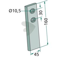 Wear part for release pin, straight