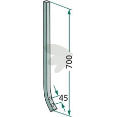 Pin 25x25mm length 700mm hole spacing 45mm