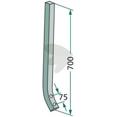 Pin 35x35mm length 700mm hole spacing 75mm