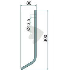 Reinforcement spring 32x10mm Amazone and others