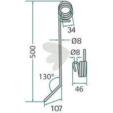 After harrow pin Hatzenbichler - 9310