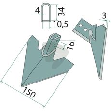 Goosefoot cutter - R409456