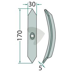 Blade 170x30x5