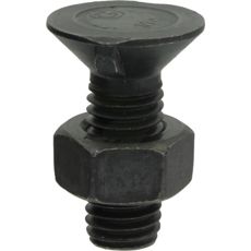 Plow bolt with nut M12x1.75