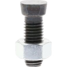 Plow screw with nut M12x1.75