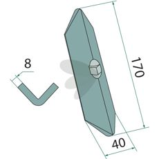Blade 40x160x8