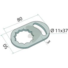 Mounting plate - 204959