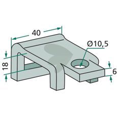 Bracket 40X18