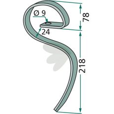 Harvest pin
