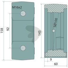 Bearing housing - 64409203