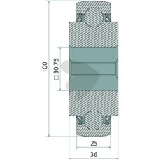 Track bearing - 64409201