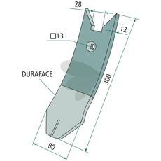 Blade Tip "Delte Flex