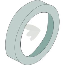 Axle seal For square axles 40X40