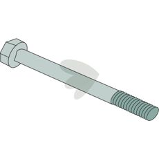 Screw M8x90 mm with nut
