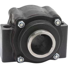 Bearing housing complete without flange, Square axles 40 x 40 mm