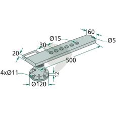 Plate Hub Left