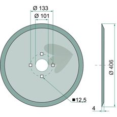 Plate 406 X 4 Mm