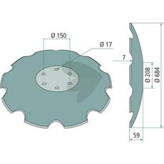 Disk Rest  684x7