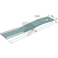 Knife H401-064, 401064
