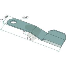 Wing Knife Left - KM060135