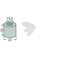 Bushing 14.5 X 22 X 35 Mm
