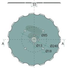 Disc Toothed