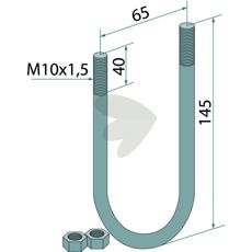 U-Bolt M10 X 1,5 Mm