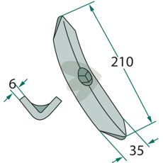 Tip Including Screw