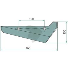 Blade Right 150X460mm R801