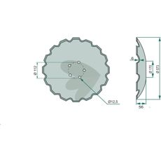 Disc 570x6 mm