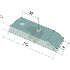 Cutting tip Quivogne, etc. SOC00040