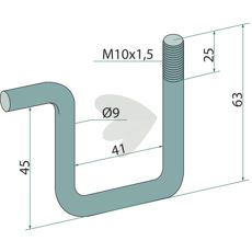 Clamp M10-8.8