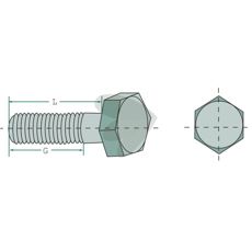 Screw M16x1,5x45 mm 12.9
