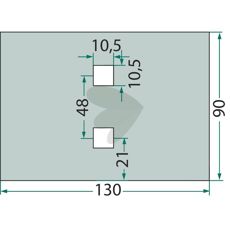 Scraper plate Lemken et al. 3492001