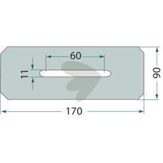 Scraper plate Pttinger and others 001161701