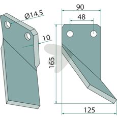 Milling Knife Right