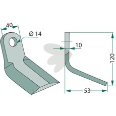 Y-hammer Agrimaster hole 14mm
