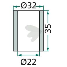 Spacer bushing Agrimaster, Agromec 3000552