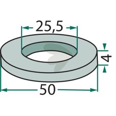 Spacer washer Agrimaster, Maschio and more 3000178