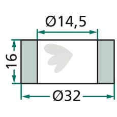 Spacer bushing Agrimaster, Agromec 3000598